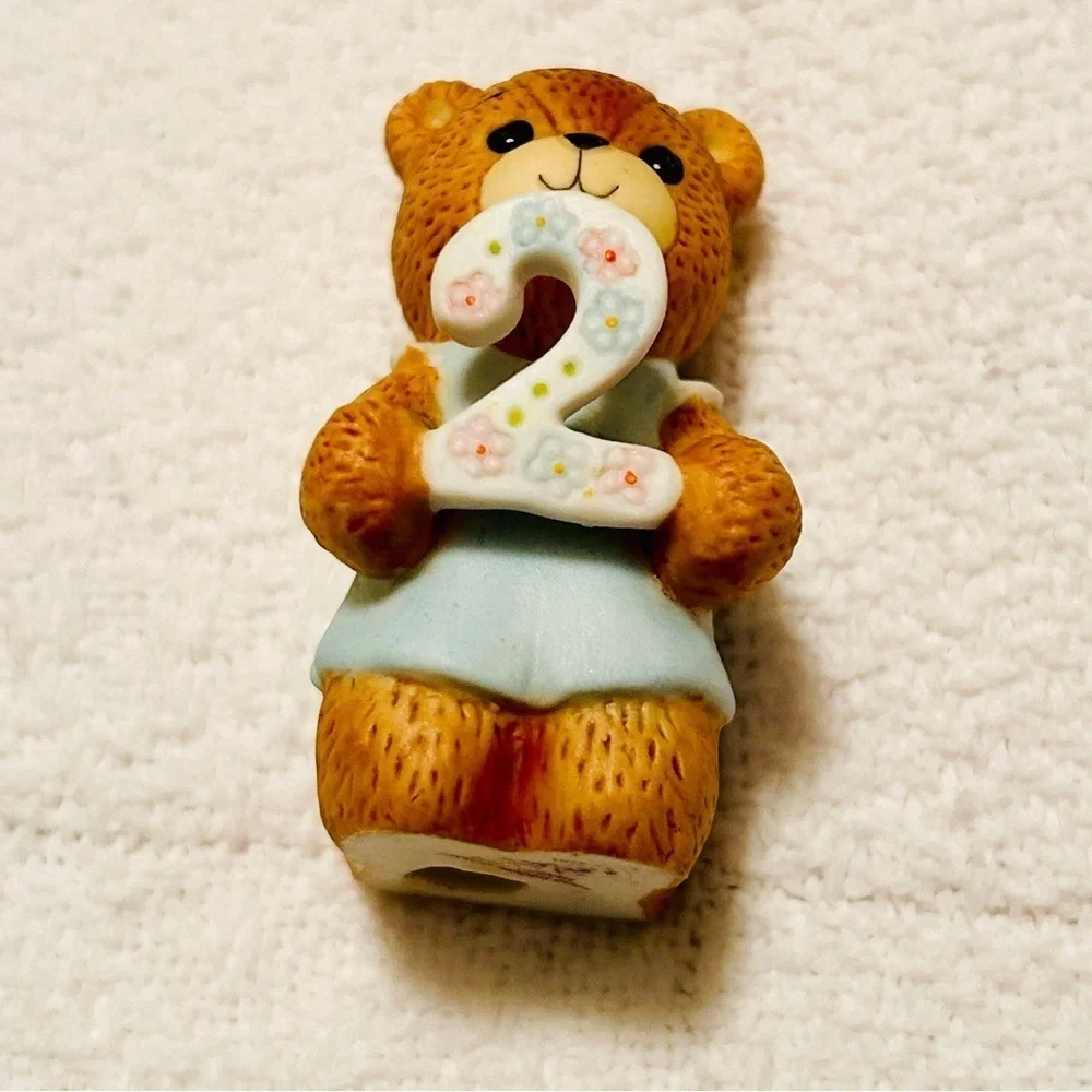 Enesco Lucy and Me Bear Figurine: 2nd Birthday Collectible